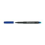 Faber-Castell MULTIMARK - Marcatore - permanente - blu - 0.6 mm - fine - con gomma
